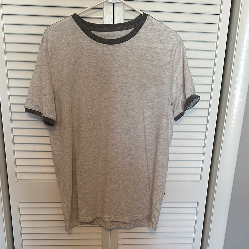 Gray Ringer T-Shirt